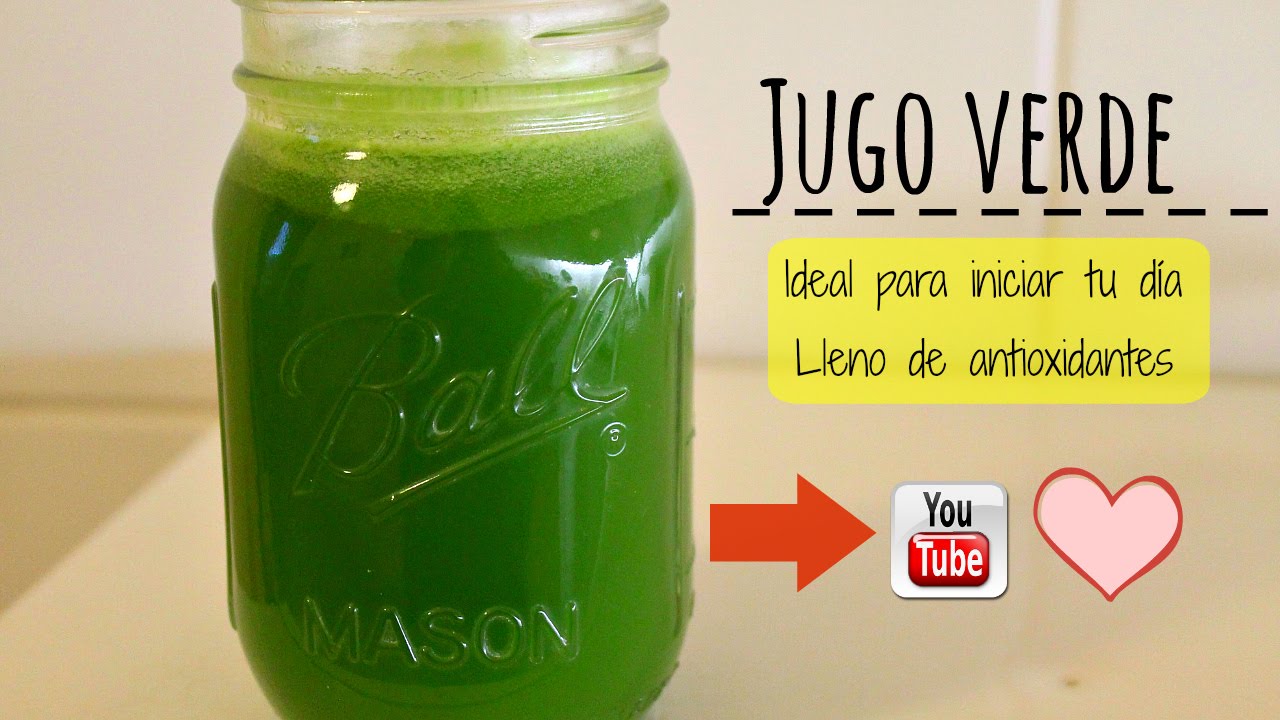 Llénate de antioxidantes: Jugo verde con AJO - YouTube