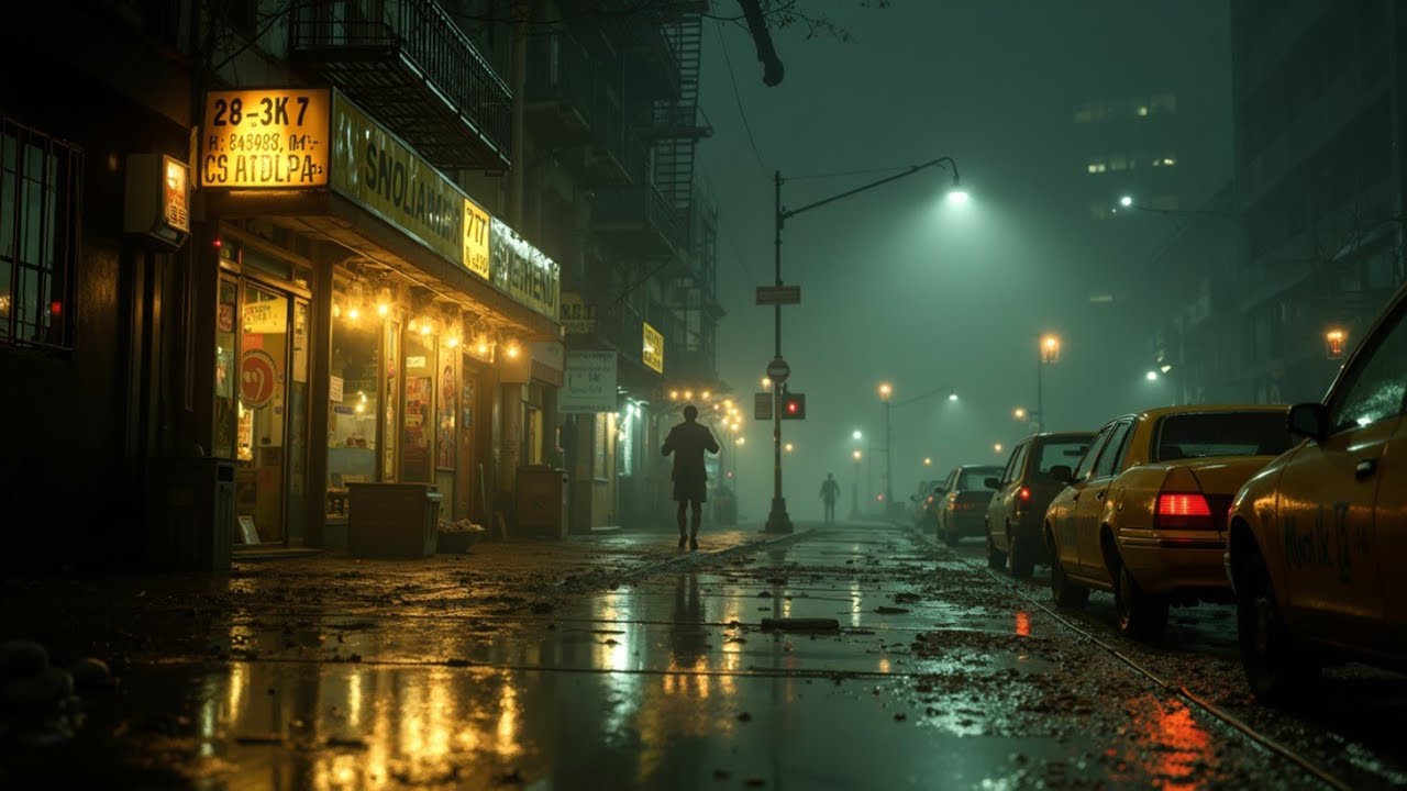 Мягкий саксофон для дождливых городских настроений и релакса