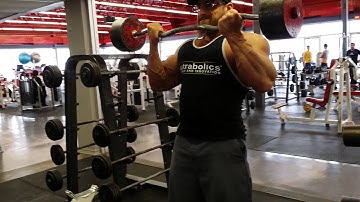 Joey Pyontka crushing biceps