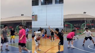 P2💓Series các tỷ tỷ chơi bóng rổ ⛹️‍♀️ Chinese girls play basketball🏀 2021 中国女孩打篮球