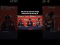 Who answers the question? 👀 Nose Goes at the press conference 😂  #wnba
