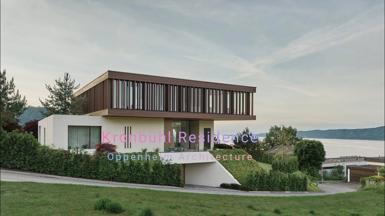 This 3-storey House Design Overlooks the Lake, Nestled Between Sunflower and Apple Tree Gardens