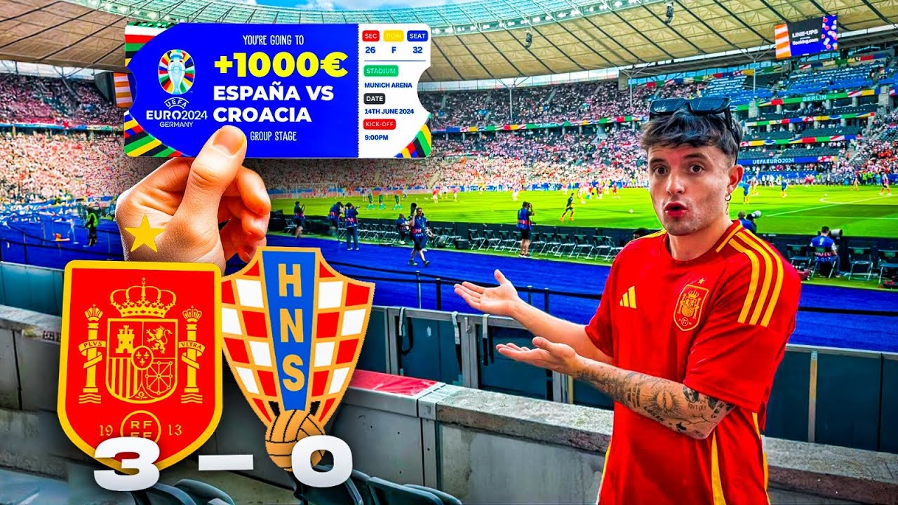 Compre la Entrada MÁS CARA para ver el Debut de España en la Eurocopa