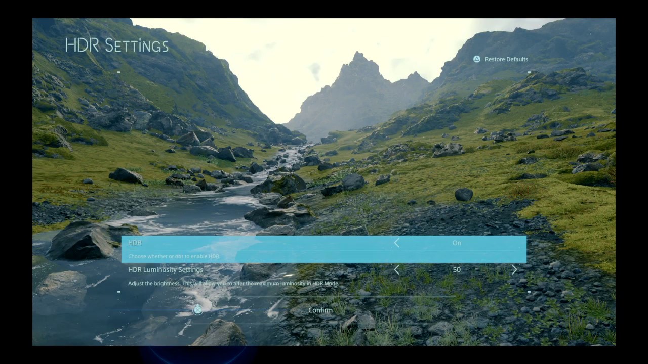 DEATH STRANDING Beginning of Game Difficulty options - YouTube