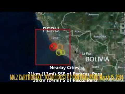 M 6.4 EARTHQUAKE - NEAR COAST OF CENTRAL PERU March 15, 2014