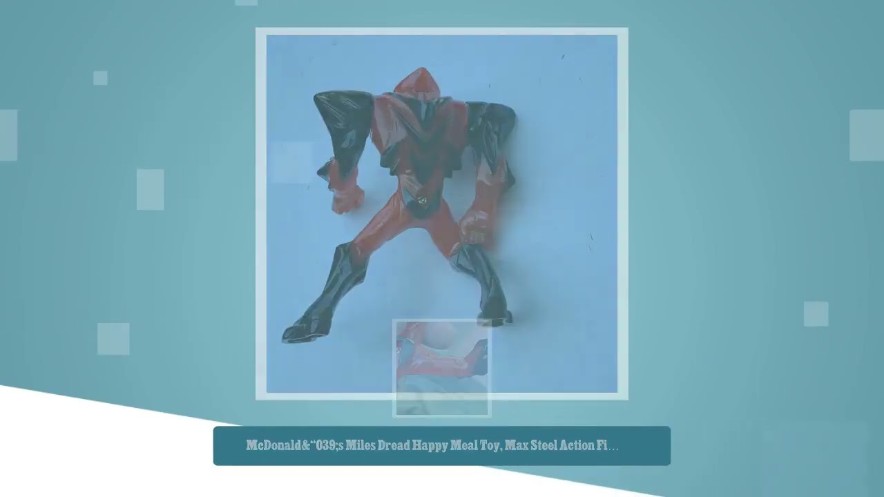 McDonald's Miles Dread Happy Meal Toy, Max Steel Action Figure Mattel 2014