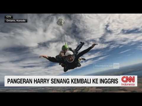 Pangeran Harry Terjun Payung di Kanada Demi Tepati Janji kepada Veteran 102 Tahun