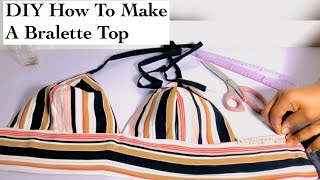 How To Make A Bralette Crop Top