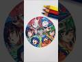 3色でadoさんを塗ってみた #ado #chibimarukochan #おどるポンポコリン #ちびまる子ちゃん #hatsunemiku #colorwheel #colormixing