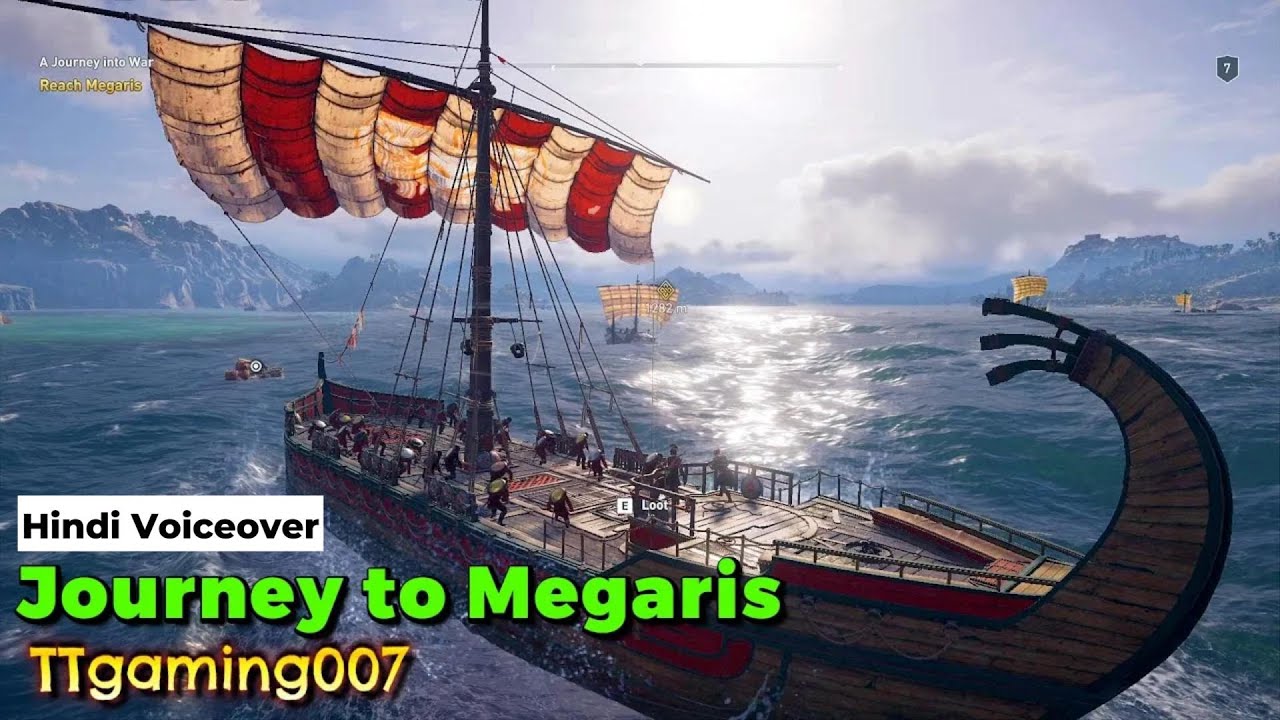 Journey to Megaris to meet WOLF who is Nikolaos in Assassin's Creed Odyssey | Day 03 | Kassandra |