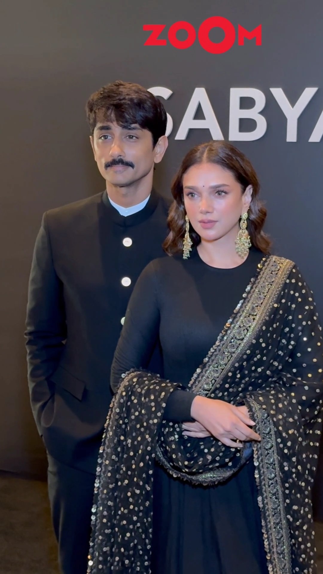 Aditi Rao Hydari \u0026 Siddharth Slay in Style at Sabyasachi's 25-Year Celebration ? #shorts