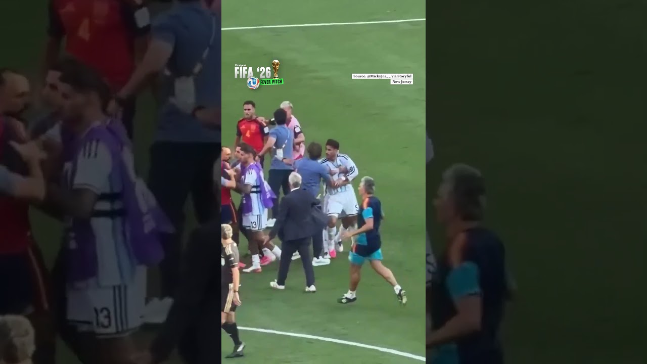 Argentina Players Clash With Spain After Heartbreaking Loss | FIFA World Cup 2026