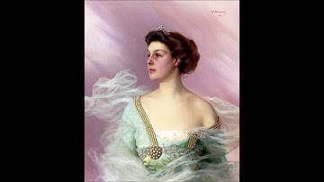 Mozart - Violin Sonata No. 4;  Vittorio Matteo Corcos (1859-1933)