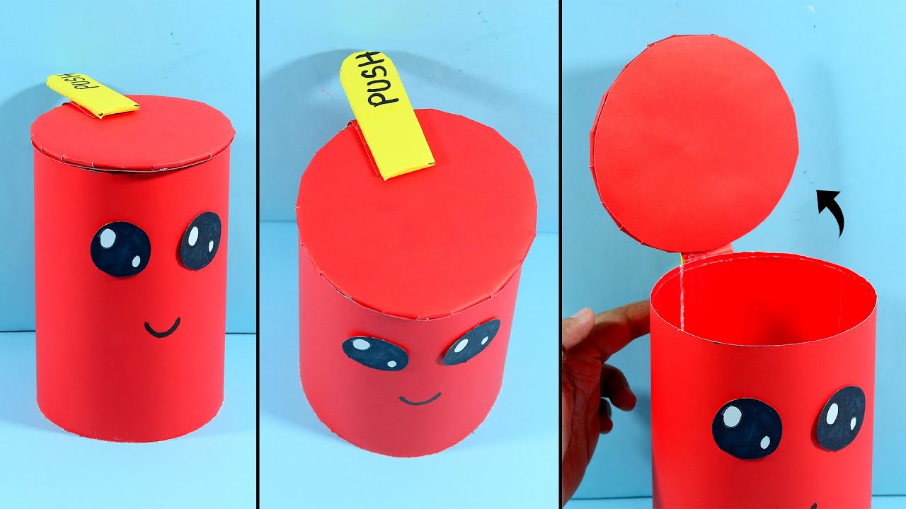 Kids Recycling Bin DIY Craft