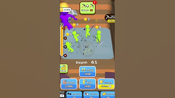 Dig Dig ASMR - Gameplay Stickman Dig Deep Idle #shorts #part4  (iOS, Android)