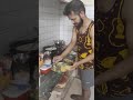 making Aalu ke paranthe for brother