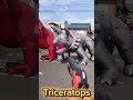 Dinosaur shooting game event production / Tyrannosaurus Inflatable / 恐竜シューティング トリケラトプス #Dinosaur