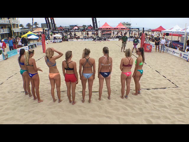 16u Medal Ceremony u Beach Volleyball 19 National Championships Hermosa Beach Youtube