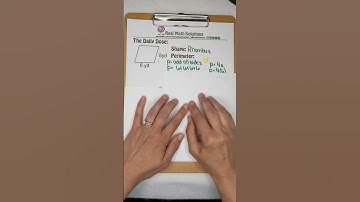 Hip to Be a Square - Perimeter of a Rhombus