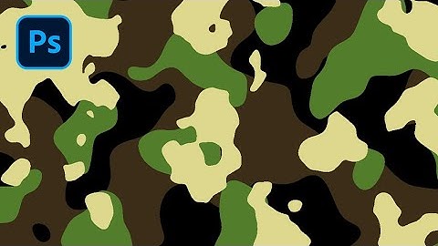 How To Make CAMO Pattern in Photoshop!