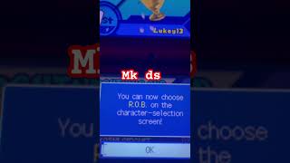 I unlocked ROB in Mariokart DS