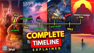 🔥Monsterverse Complete TIMELINE & Hidden Details Explained💥 Godzilla X Kong Full Timeline | | DFall