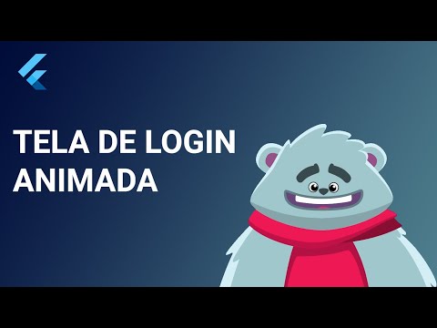 Tela de login animada com Flutter e Flare - Teddy login UI