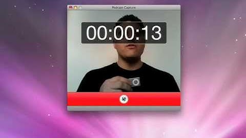 10. Podcast Producer - Create & Capture - Leopard Server