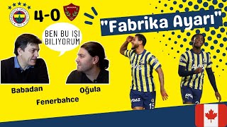 ''Kadıköy'de Künefe Keyfi” | Fenerbahçe 4-0 Hatayspor  | Babadan Oğula #Fenerbahçe 12.Bölüm