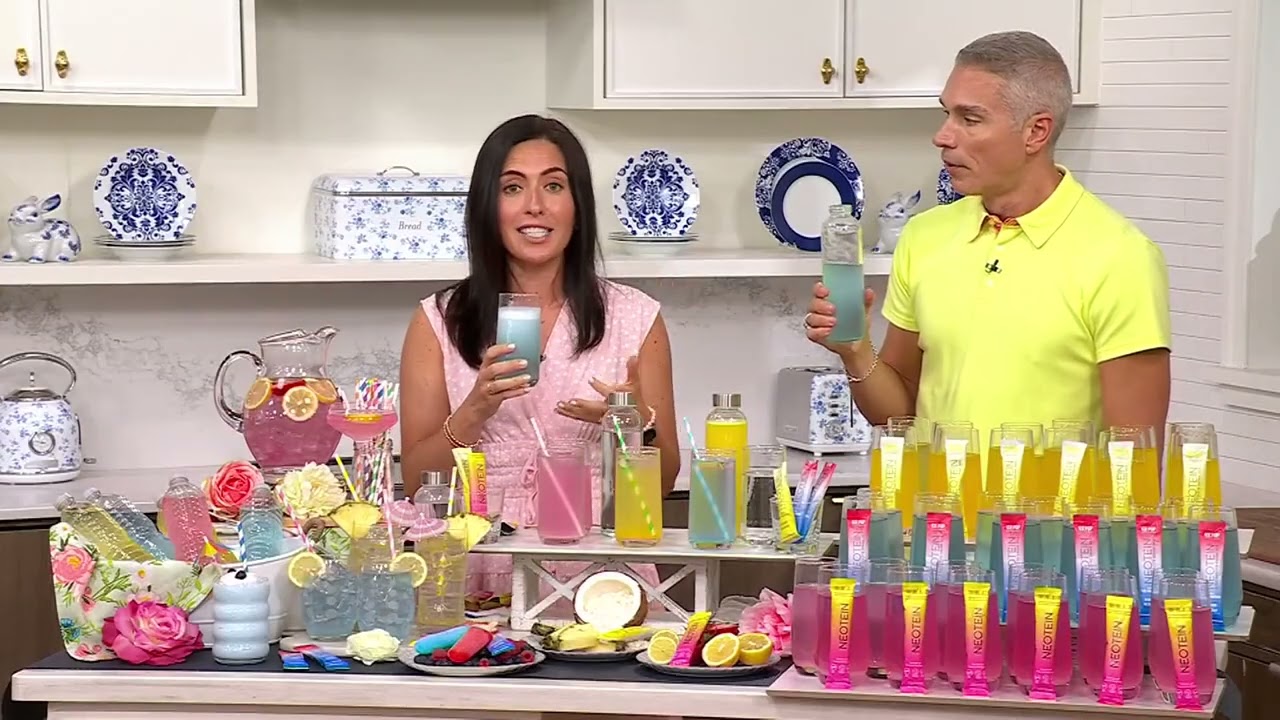 Neotein (12) Protein &amp; Electrolyte Drink Packets on QVC