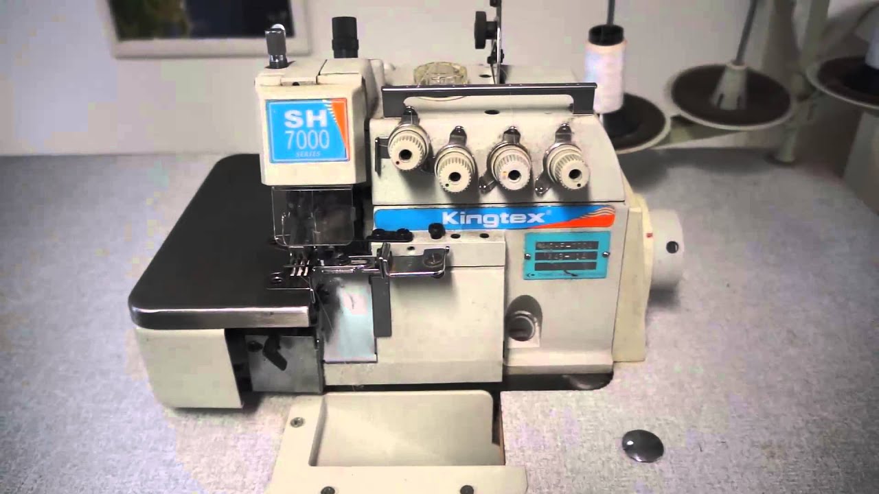 Video demonstração do funcionamento da máquina de overlock Kingtex SH