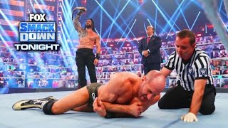 Seth Rollins viciously attacks Cesaro (Full Segment)