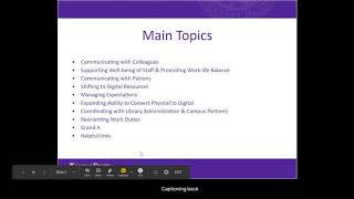 ACRL Presents: Tips for Suddenly Switching to Online Reference and Access Services