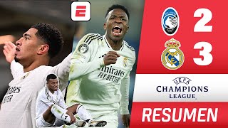 Thumbnail for REAL MADRID 3-2 ATALANTA. GOLES VINICIUS, BELLINGHAM Y MBAPPÉ que SALIÓ LESIONADO | Champions League