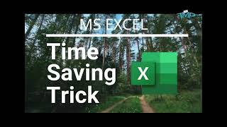STOP Typing Dates! Excel Trick for Automatic Date & Day (Formula Included)