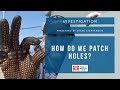 How do we patch holes? Buffalo Naval Park