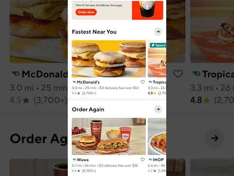 Get Free Food With Doordash!