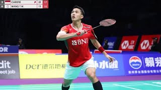 Win Rate 100% Jojo Menuju Peringkat 1 Dunia 🇮🇩Jonatan Christie vs 🇹🇼Wang Tzu Wei