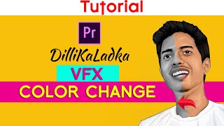 VFX Like @DilliKaLadka Color Change Transition Premiere pro CC 2022
