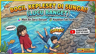 BOCIL HAMPIR MEWEK MAIN DI SUNGAI KEDIRI |  PART 2 | RIHA CHEO WAWA