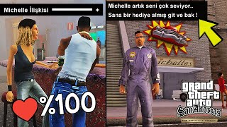 MICHELLE İLE İLİŞKİ 0 OLUNCA BAKIN NE OLUYOR ! GTA SAN ANDREAS DEFINITIVE EDITION