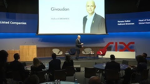 SIX IR Conference 2025; Hallvard Bremnes | Global Head of Sustainability | Givaudan