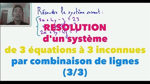 Résolution d
