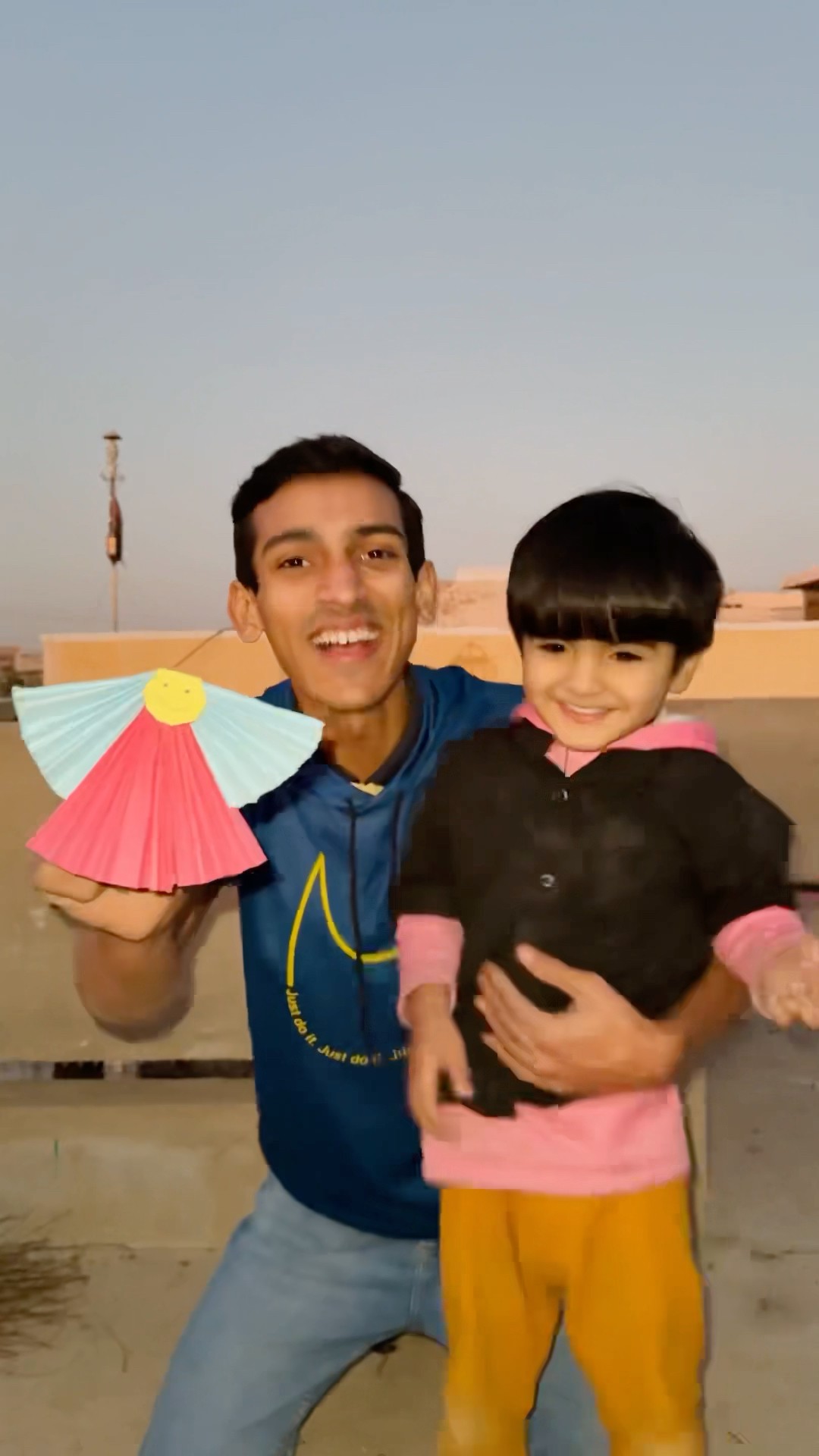 He Is Making Paper Doll ?|