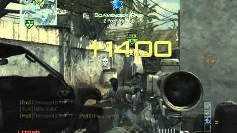 Awesome double kill 360 - MW3