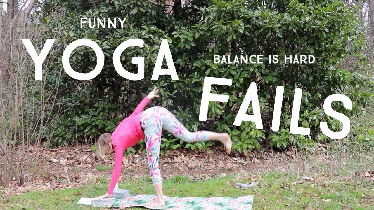 Funny Yoga Fails Bloopers 2021 April Fools Day - YouTube