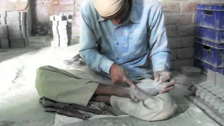 Carving SERRV's Black Owl Bookends (India)