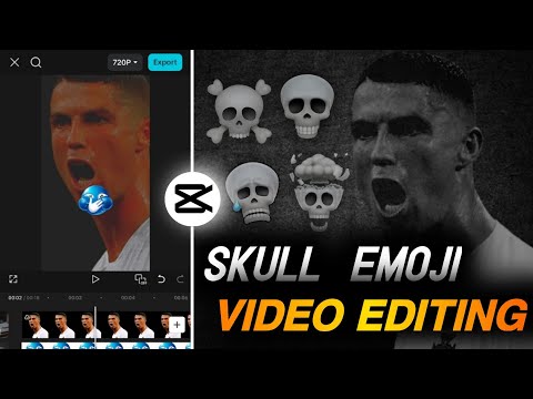 Skull Emoji Effect Video Editing 💀 | CapCut Trending Edit