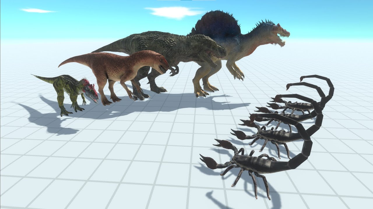 EPIC SCORPIONS vs DINOSAURS - Animal Revolt Battle Simulator