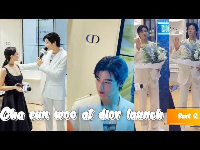 Meet ASTRO's Cha Eun-woo in Singapore at Dior perfume launch event